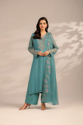 3 Piece Chiffon Embroidered (FS0078)